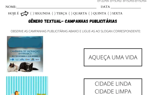 gênero textual campanha publicitária